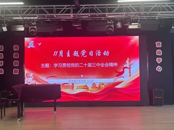 【艺术设计系】11月党支部主题党日活动